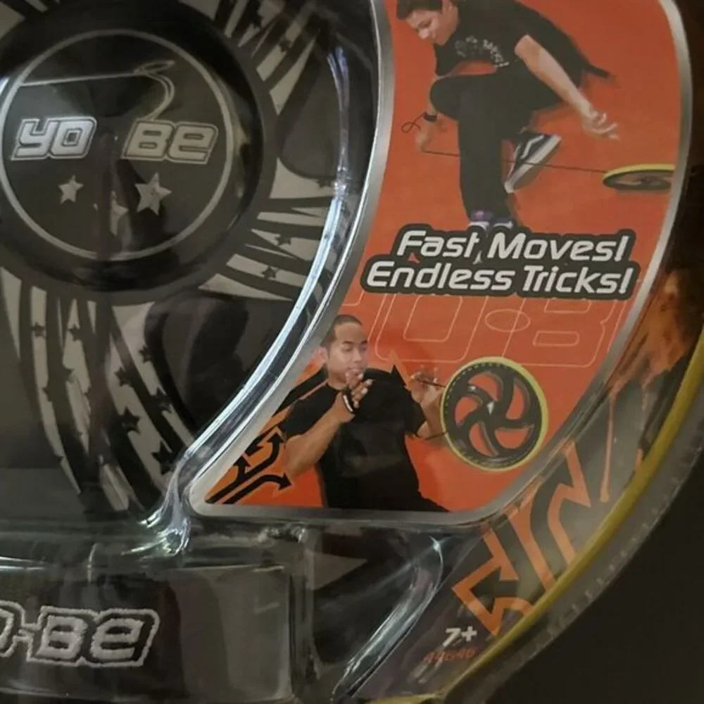 Banzai Yo-Be Yobe Sling‎ Disc Power Leash Black Yellow Toys R Us Exclusive New
